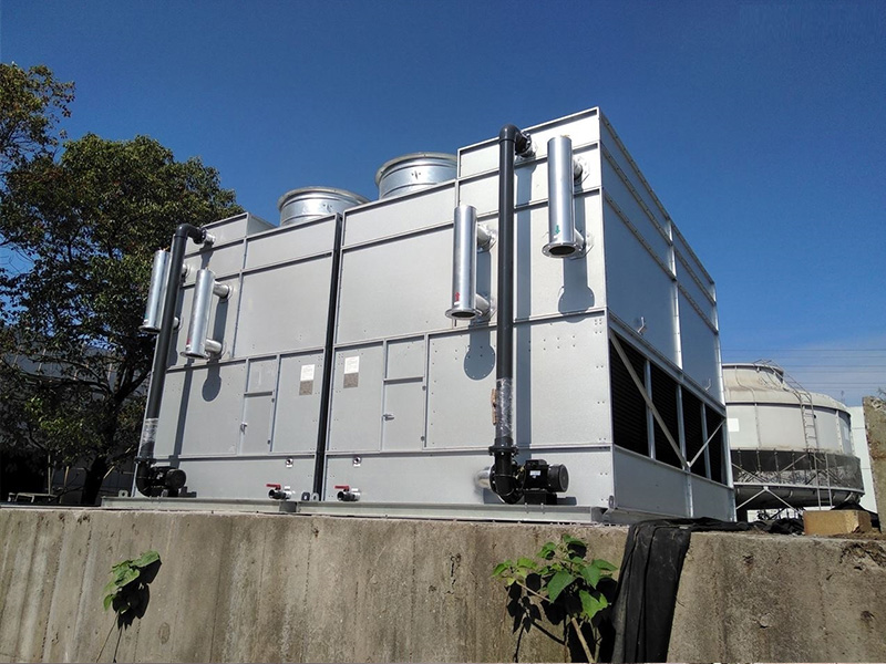 闭式复合流单进风冷却塔